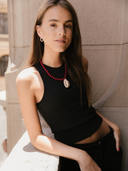 Polera Olivia negra Mindset