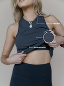 Polera Ribbed Clara | Activewear