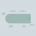 Mat de yoga antideslizante 5mm