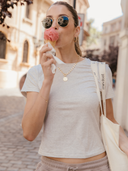 Polera Manga Corta Olivia | Activewear