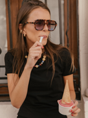 Polera Manga Corta Olivia | Activewear