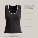Polera sin mangas Sara