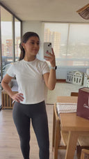 Polera Manga Corta Olivia | Activewear